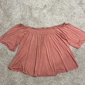 Short Sleeve Off the Shoulder Soft & Sexy American Eagle Top
